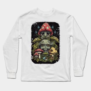 Frogs And Shrooms Long Sleeve T-Shirt